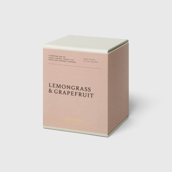 Hivern Candle - Lemongrass & Grapefruit - Mojave Desert Skin Shield
