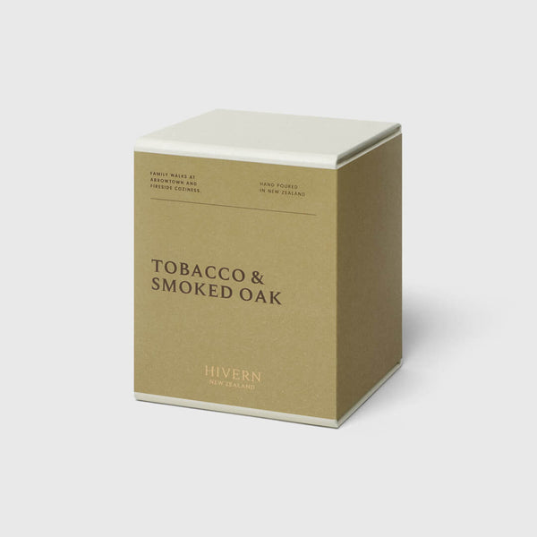 Hivern Candle - Tobacco & Smoked Wood - Mojave Desert Skin Shield