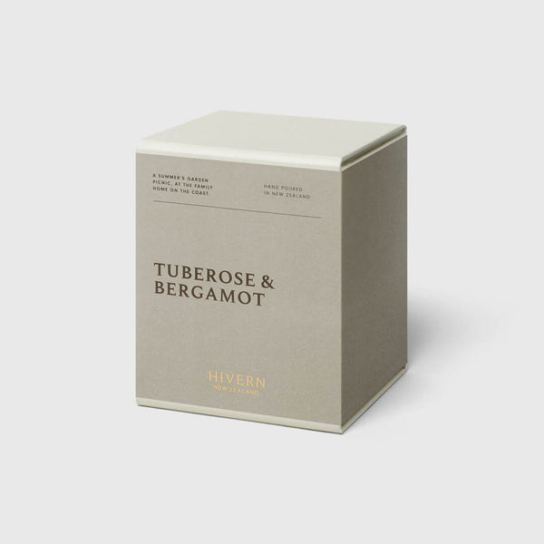 Hivern Candle - Tuberose & Bergamot - Mojave Desert Skin Shield