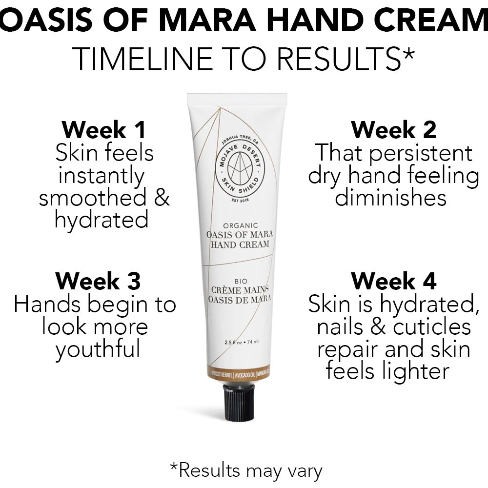 Organic Oasis of Mara Hand Cream 2.5 oz - Mojave Desert Skin Shield