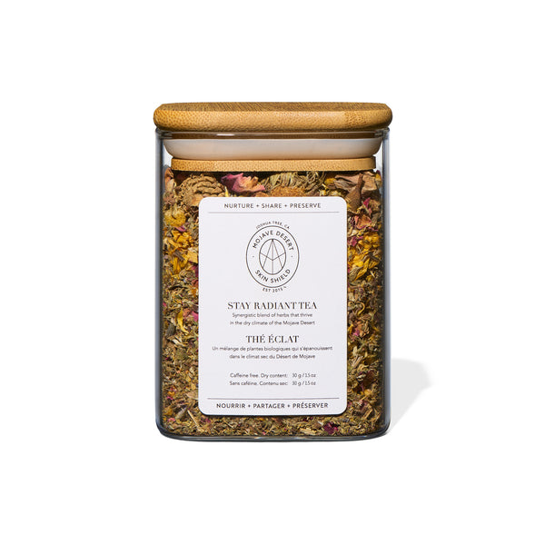 STAY RADIANT TEA - ORGANIC HERBAL BLEND - Mojave Desert Skin Shield