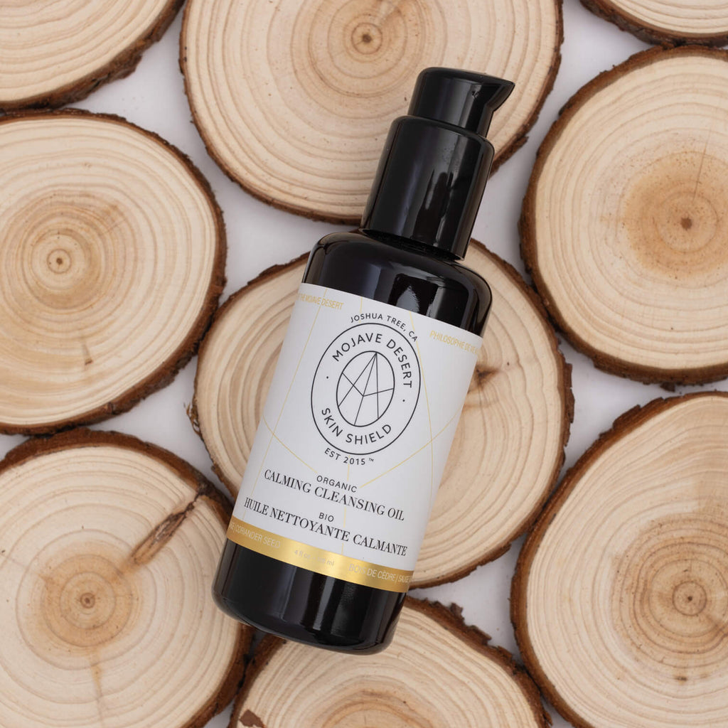 Organic Calming Cleansing Oil 4.0 oz - Mojave Desert Skin Shield 