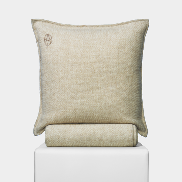 Alpaca Pillow, Natural | 18 x 18" - Mojave Desert Skin Shield