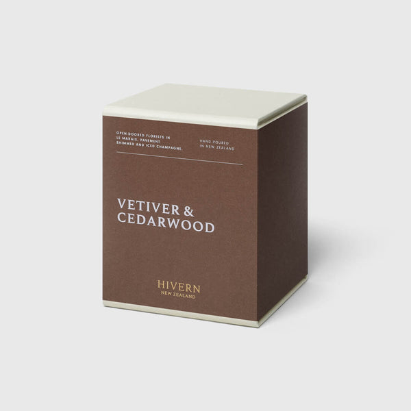 Hivern Candle - Vetiver & Cedarwood - Mojave Desert Skin Shield 