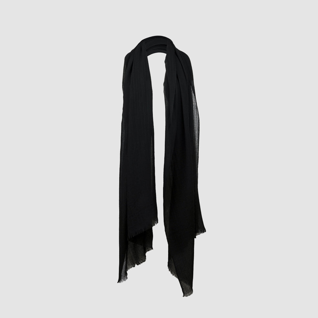 Cashmere Scarf in Black - Mojave Desert Skin Shield 