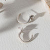 Sterling Silver Cobra Hoop Earrings (By Zoe & Morgan) - Mojave Desert Skin Shield 