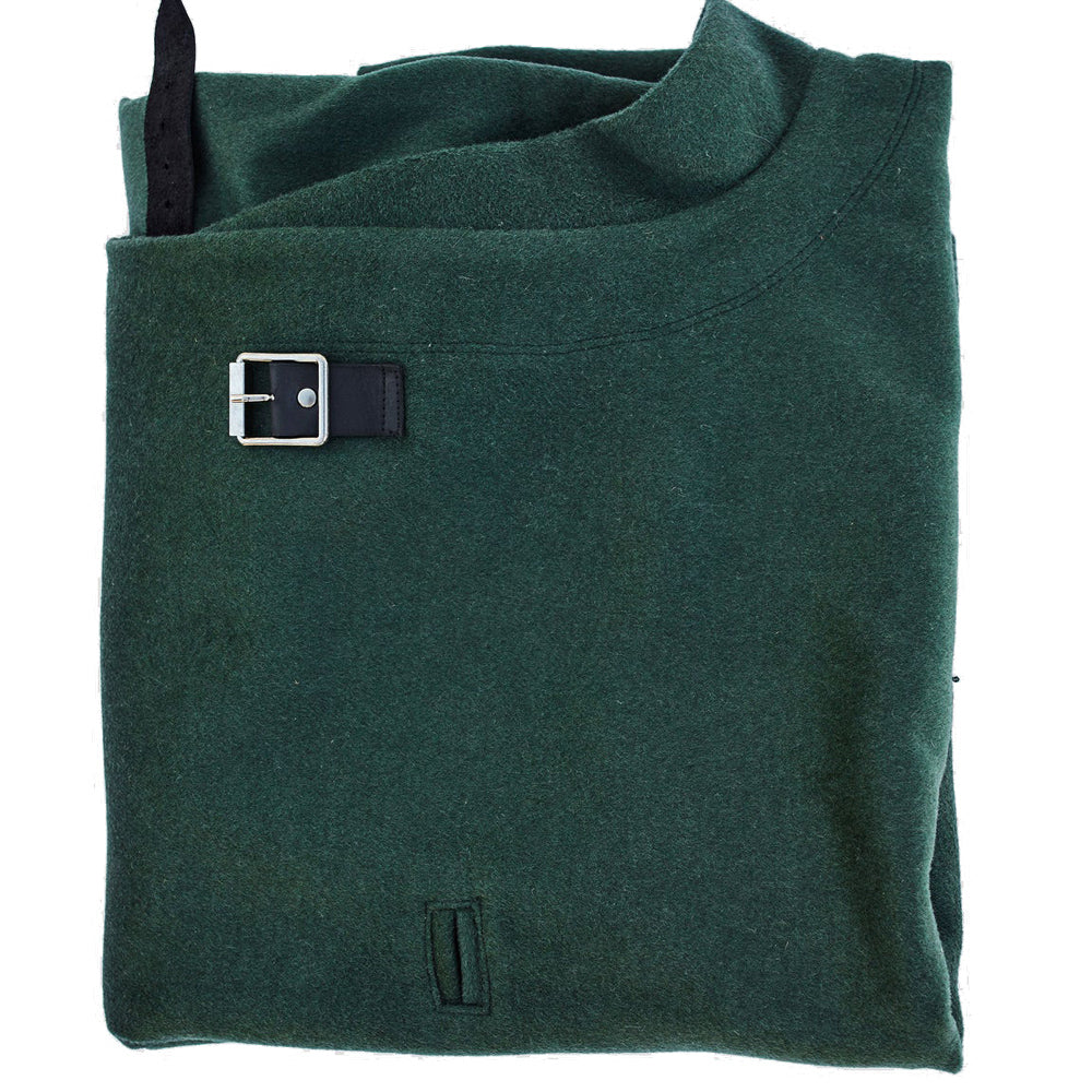 Lambswool Poncho in Forest Green - Mojave Desert Skin Shield 