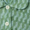Chiara Dress in Green Swirl, Linen - Mojave Desert Skin Shield 