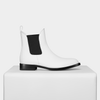 Chelsea Boots White Leather - Mojave Desert Skin Shield 