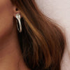 Sterling Silver Protect Me Hoop Earrings (By Zoe & Morgan) - Mojave Desert Skin Shield 