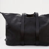 The Weekender Overnight Duffle Bag In Black Eco Leather - Mojave Desert Skin Shield 