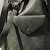 Large Desert Totem Bucket Handbag In Forest Green Eco Leather - Mojave Desert Skin Shield 