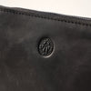 Small Zipper Pouch in Black Eco Leather - Mojave Desert Skin Shield 